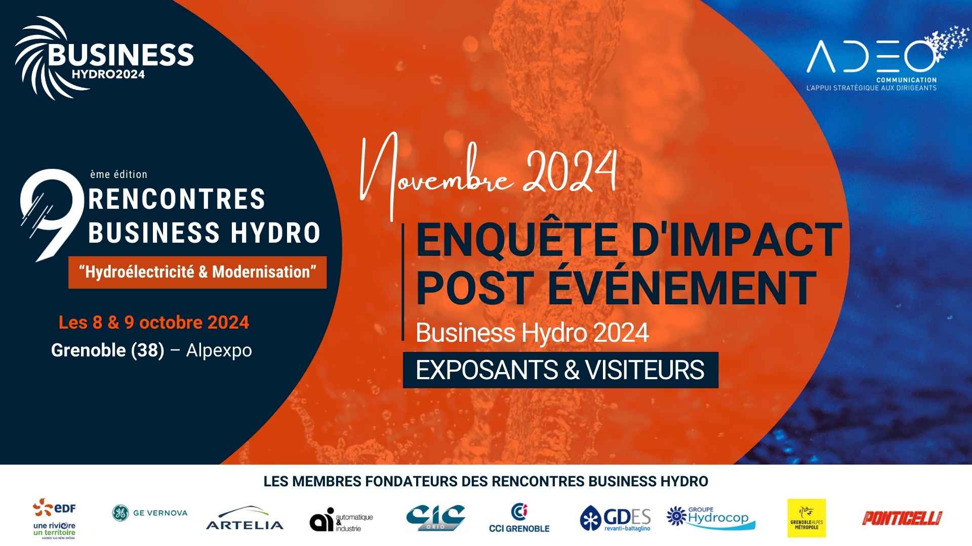 Reporting Enquête Salon Business Hydro 2024 - Adeo Communication